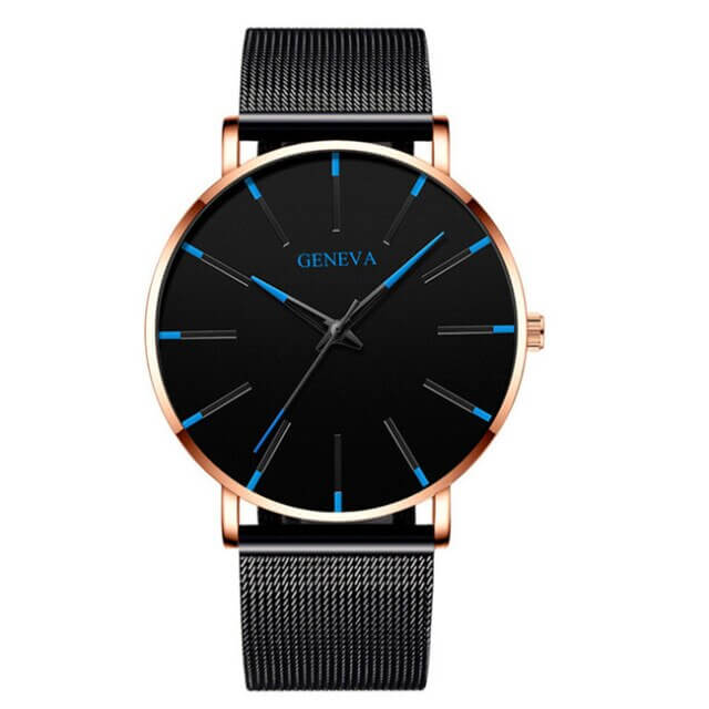 Sleek Men’s Essentials Watch with Elegant Stainless Steel Finish