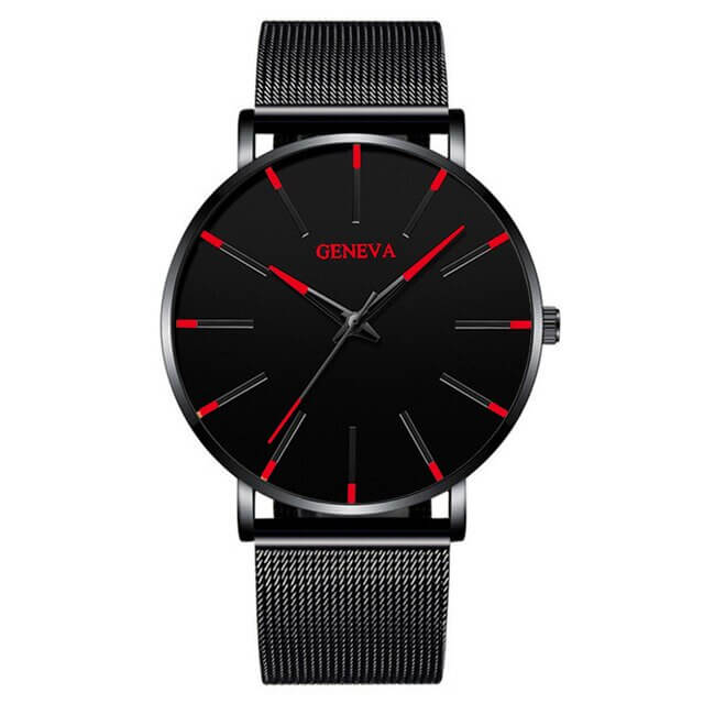 Sleek Men’s Essentials Watch with Elegant Stainless Steel Finish