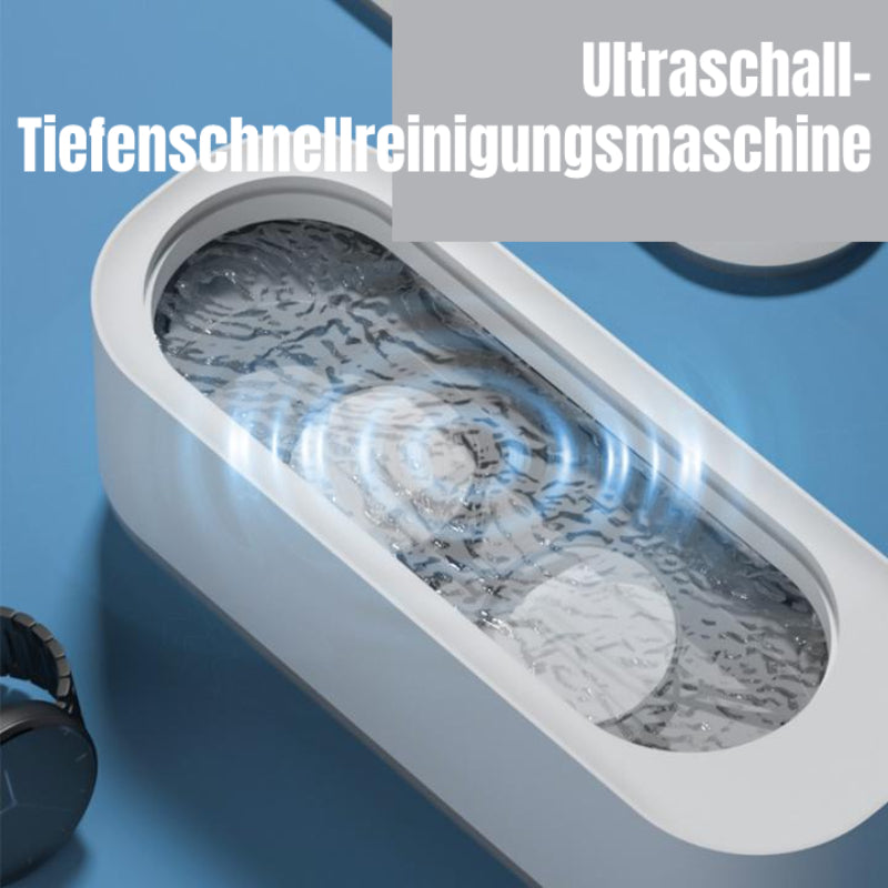 Ultrasonic Cleaner for Jewelry and Glasses - Portable 360° Deep Clean