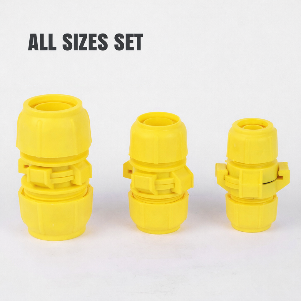 Universal Hose Connector | Leak-Proof Seal | Garden Irrigation Compatible