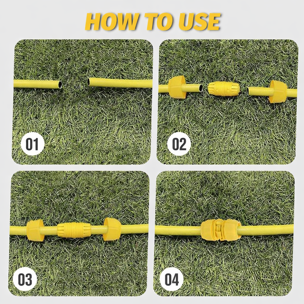 Universal Hose Connector | Leak-Proof Seal | Garden Irrigation Compatible