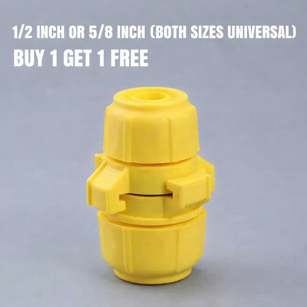 Universal Hose Connector | Leak-Proof Seal | Garden Irrigation Compatible
