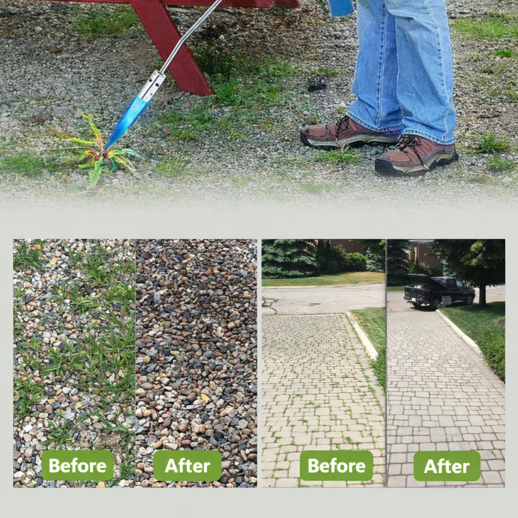 Weed Burner | Chemical-Free Weed Control | Adjustable Flame Wand