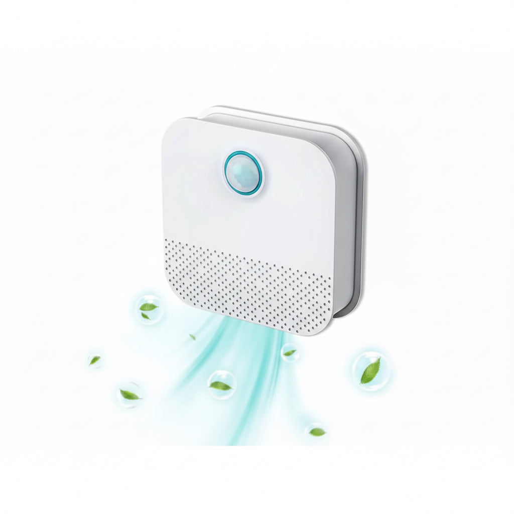 Automatic Odor Eliminator for Cat Litter Spaces
