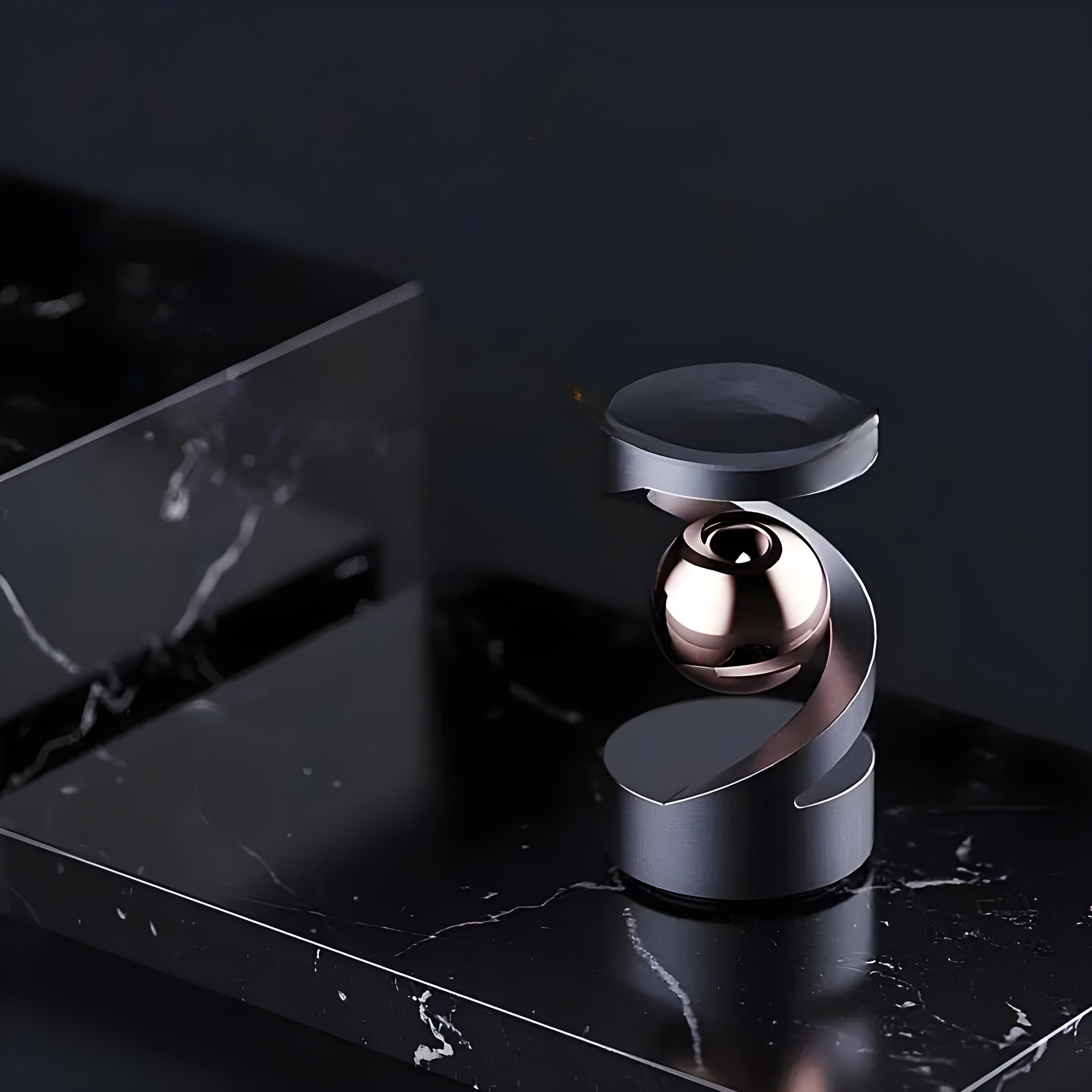 Stylish Floating Gyroscope - Stress Relief Desk Decoration