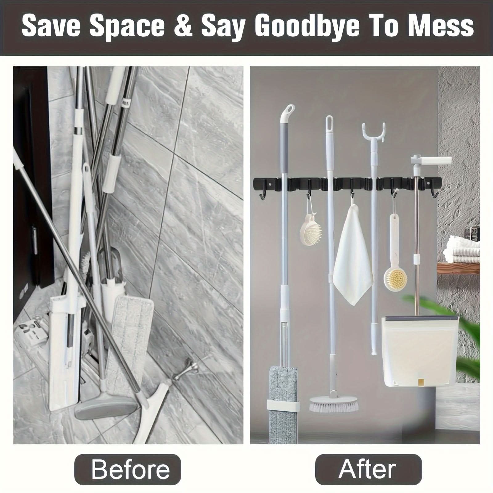 Space-Saving Wall Shelf Organizer - Rust-Resistant Design
