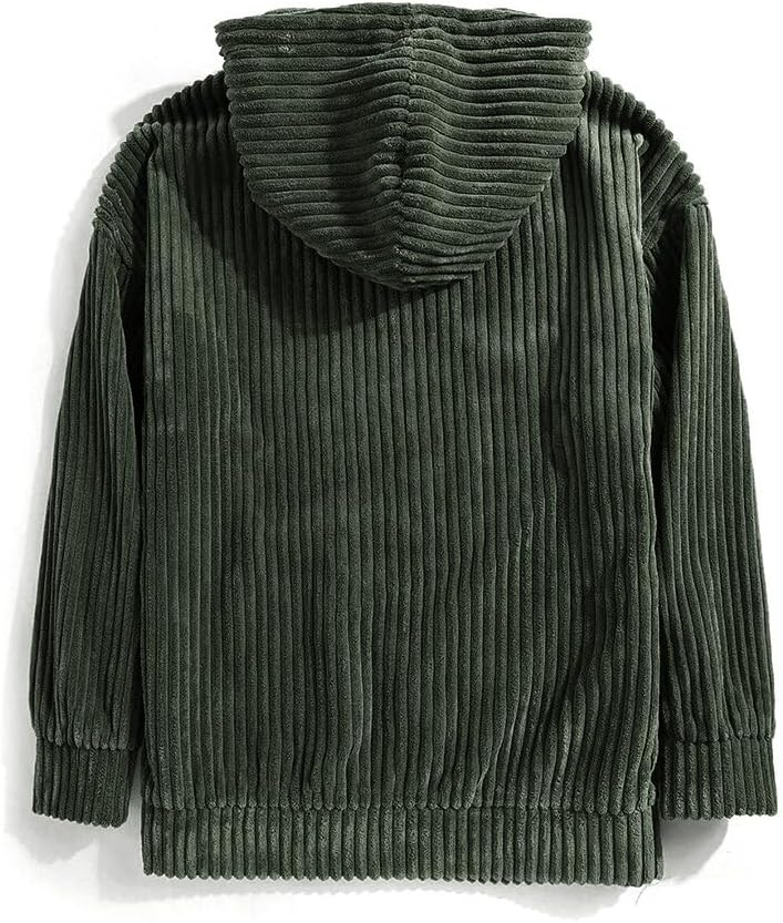 Velour Hooded Sweatshirt in Soft Velvet Material