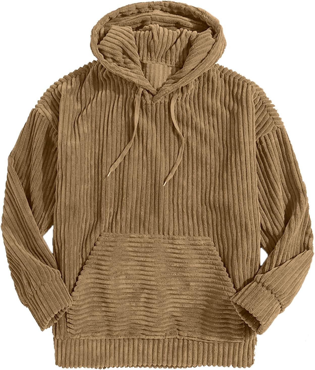 Velour Hooded Sweatshirt in Soft Velvet Material