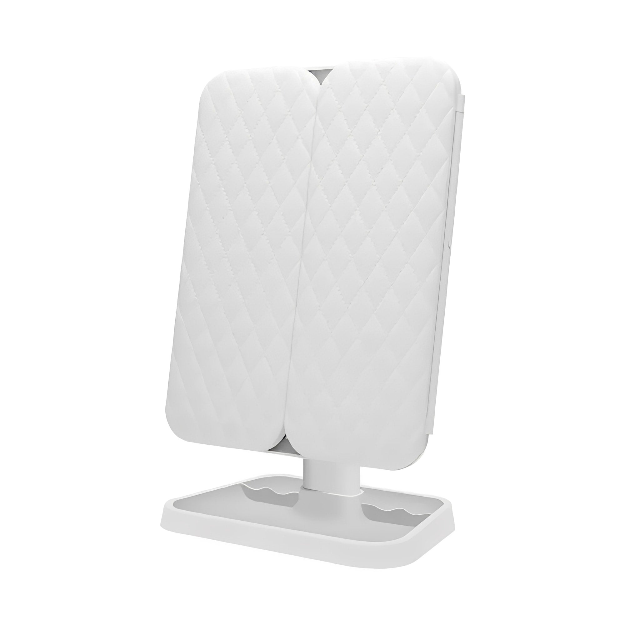 Illuminated Vanity Mirror with 360° Rotation and Rechargeable USB