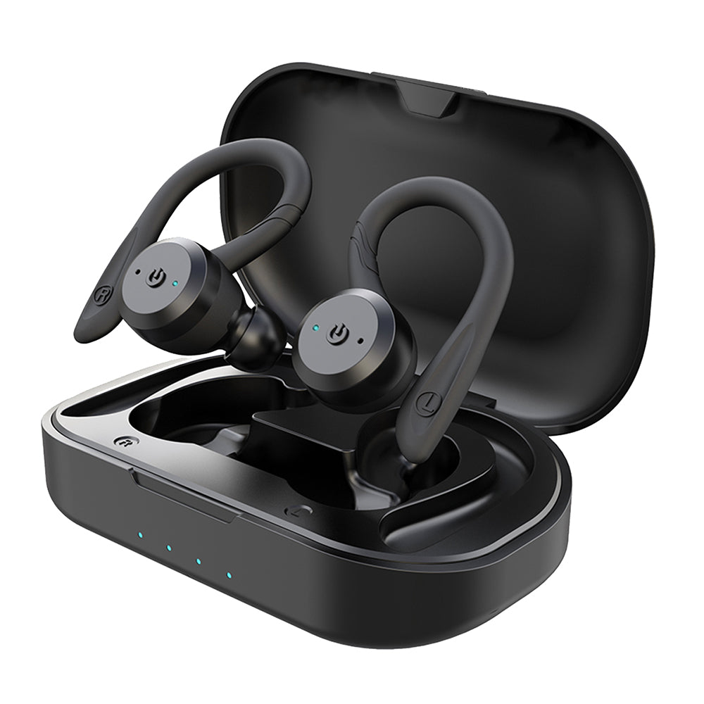 AquaSound Pro Waterproof Bluetooth Sport Earbuds with 20-Hour Playtime