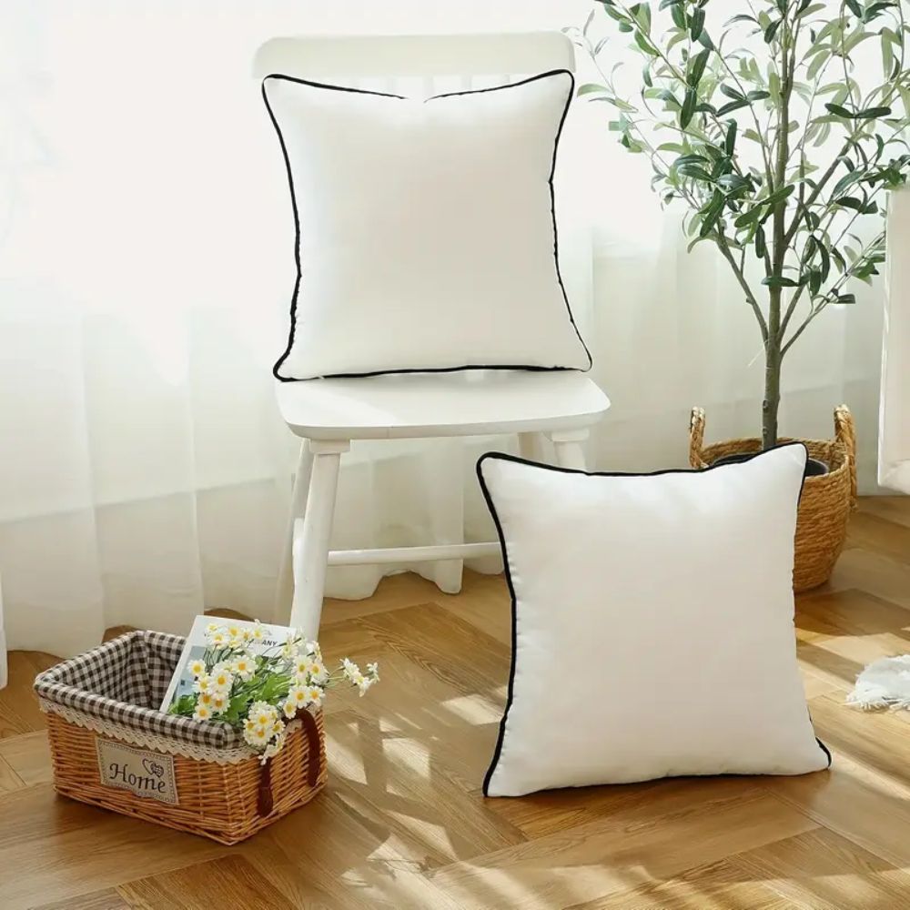 Luxurious Velvet Pillow Cover with Concealed Zipper Closure
