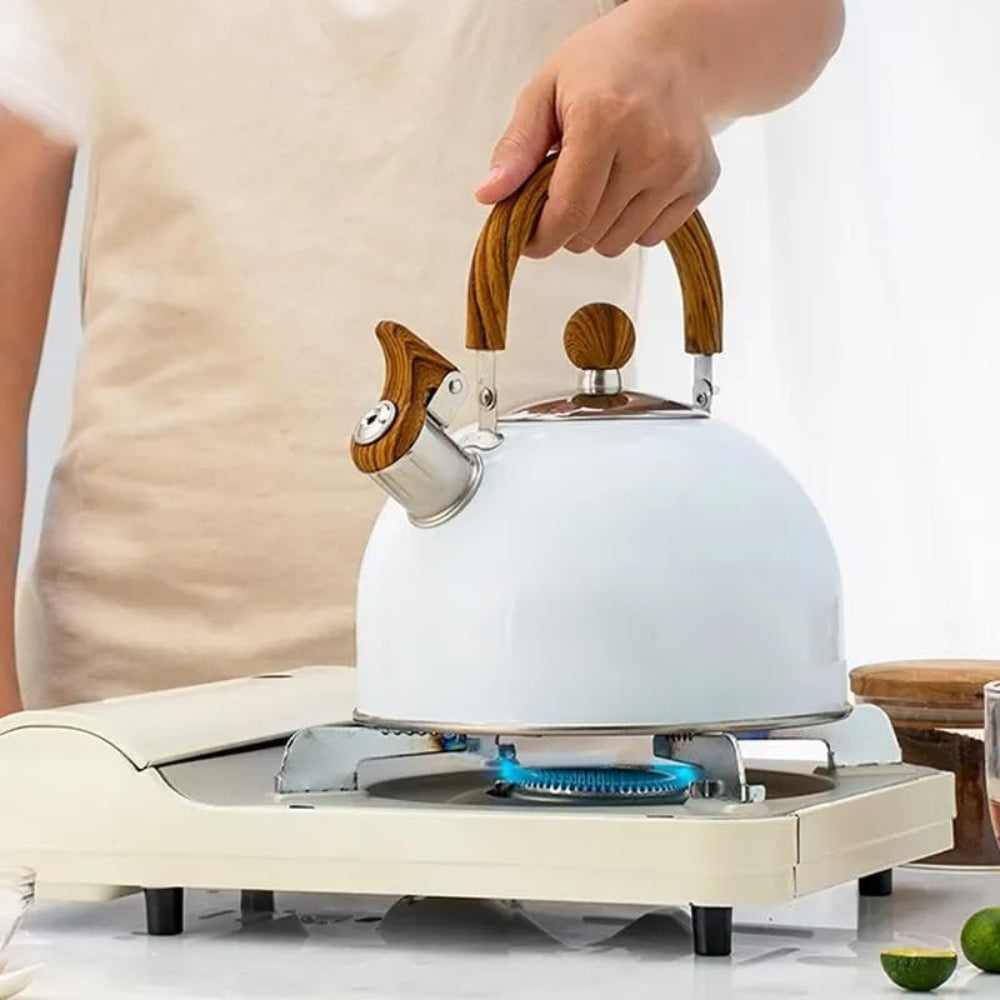 EleganceBoil Premium Stainless Steel Whistling Kettle - 3L Capacity