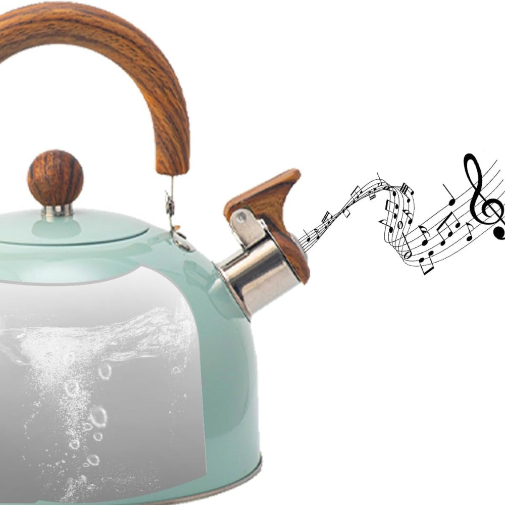 EleganceBoil Premium Stainless Steel Whistling Kettle - 3L Capacity