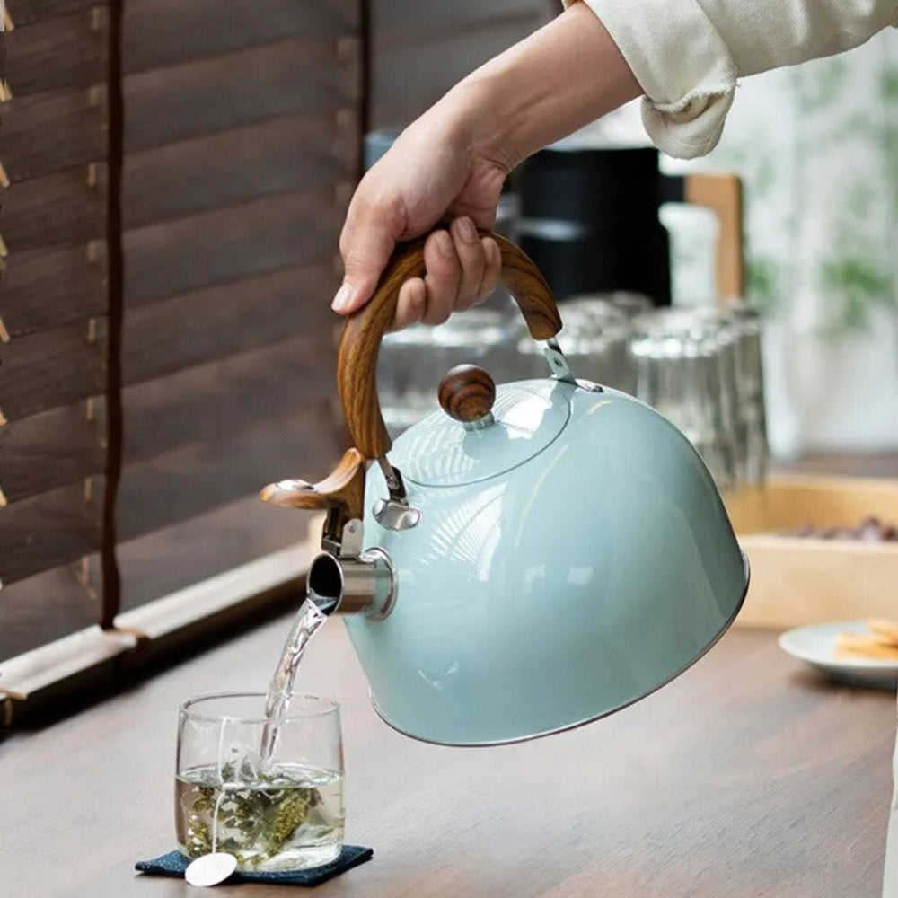 EleganceBoil Premium Stainless Steel Whistling Kettle - 3L Capacity