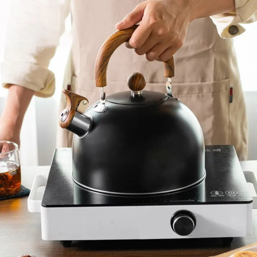 EleganceBoil Premium Stainless Steel Whistling Kettle - 3L Capacity