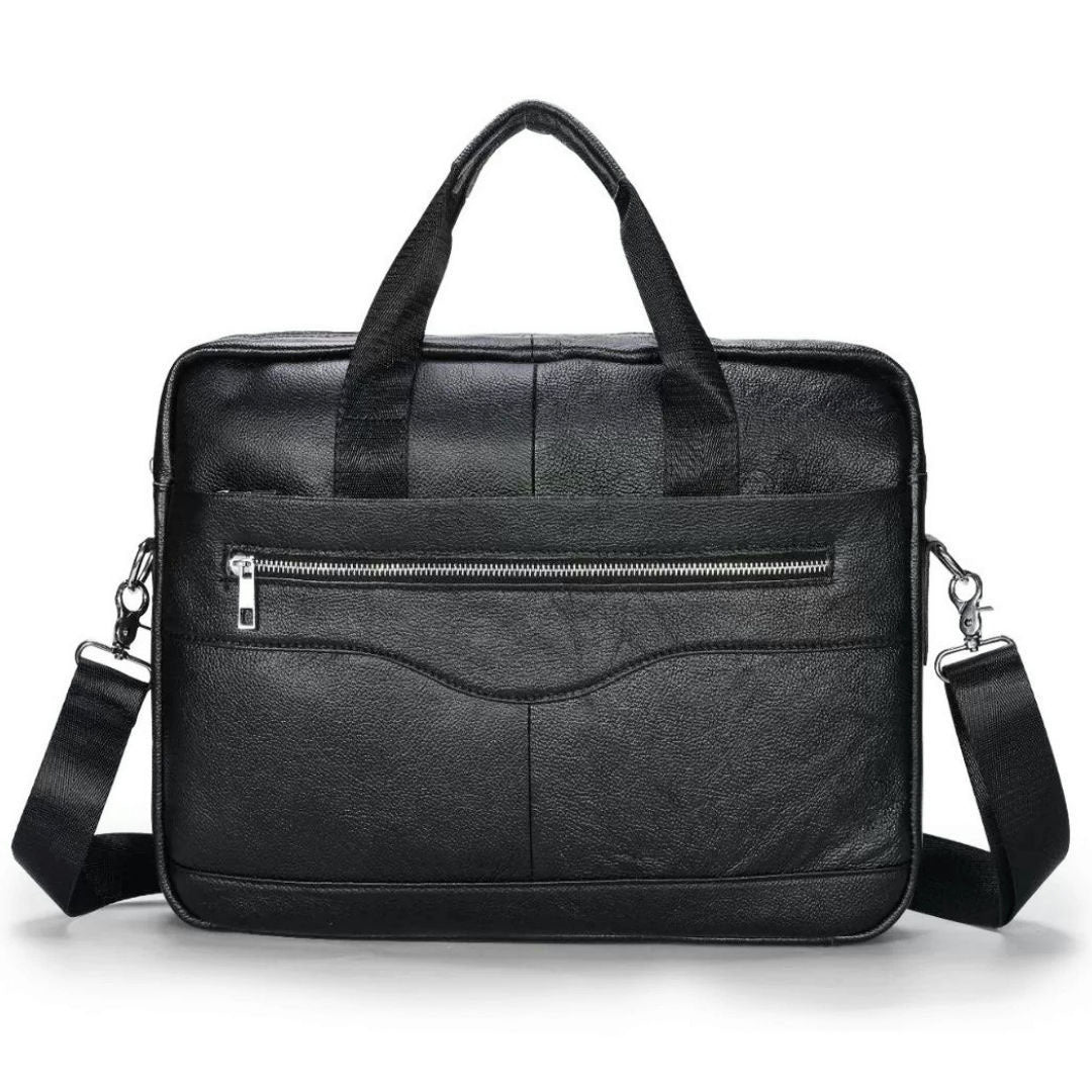 Classic Italian Leather Crossbody Bag for Men