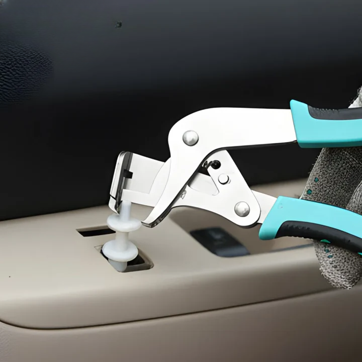 Trim Clip Removal Tool with Precision Jaws and Handle