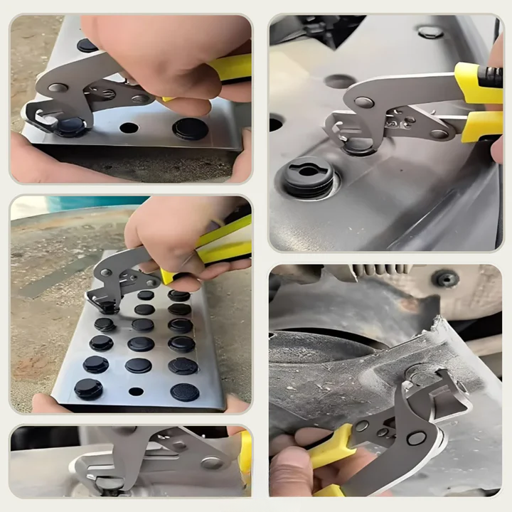 Trim Clip Removal Tool with Precision Jaws and Handle