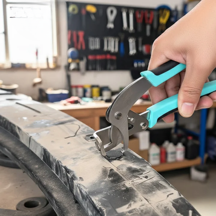 Trim Clip Removal Tool with Precision Jaws and Handle