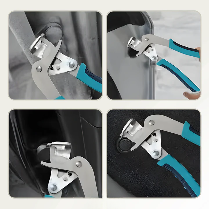 Trim Clip Removal Tool with Precision Jaws and Handle