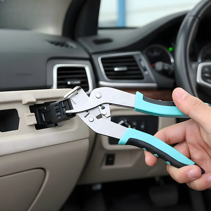Trim Clip Removal Tool with Precision Jaws and Handle