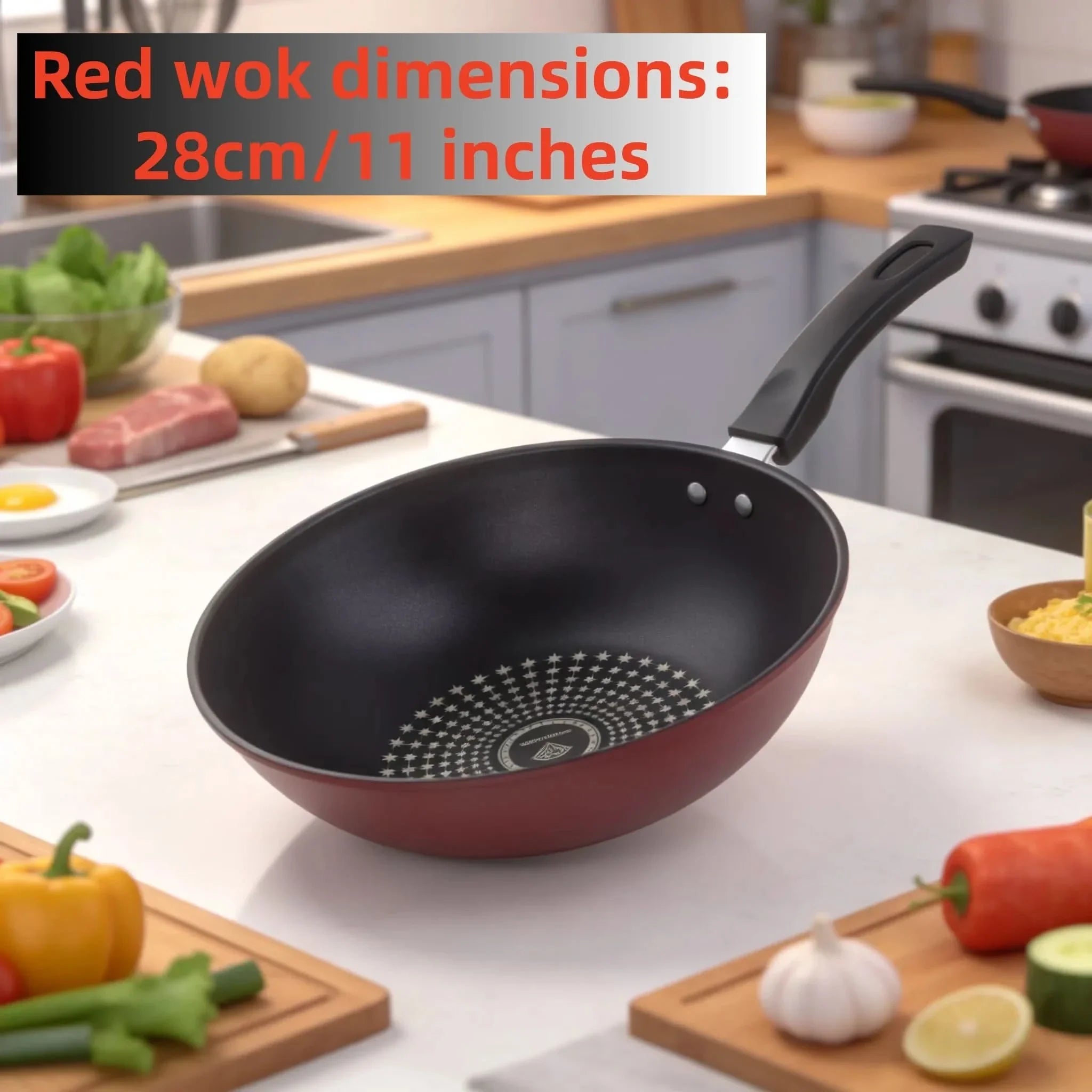 Deep Cooking Wok for Delicious Family Dishes