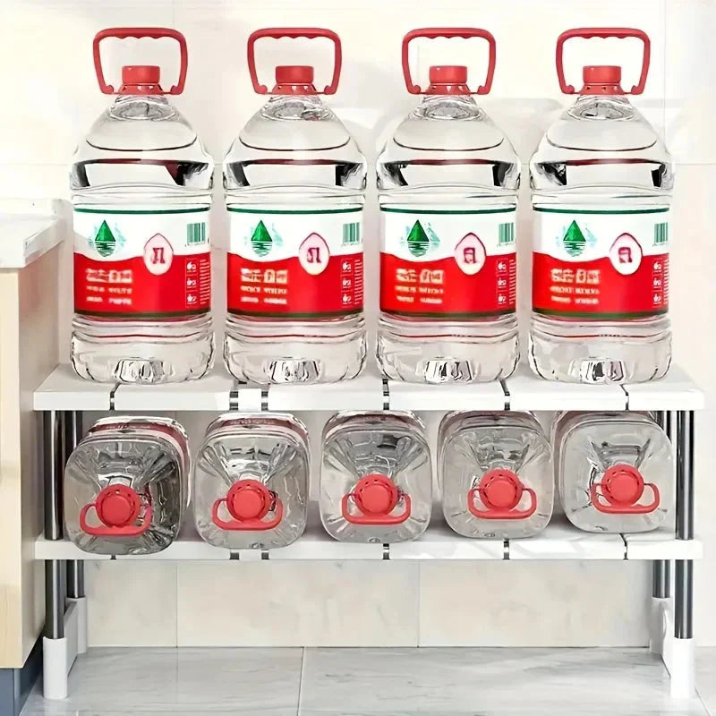 Adjustable Under-Cabinet Shelf | Width Customizable | Easy to Install