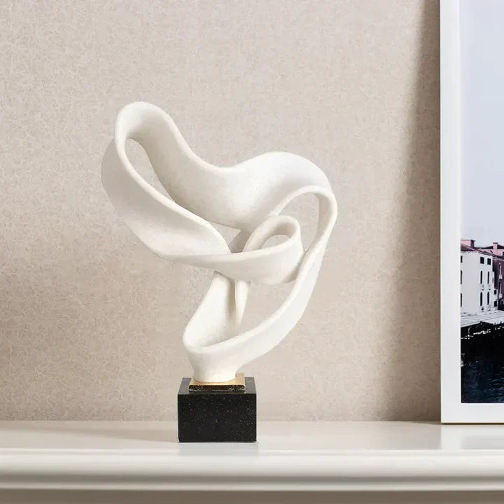 Sculptural Harmony: Contemporary Resin Home Accent