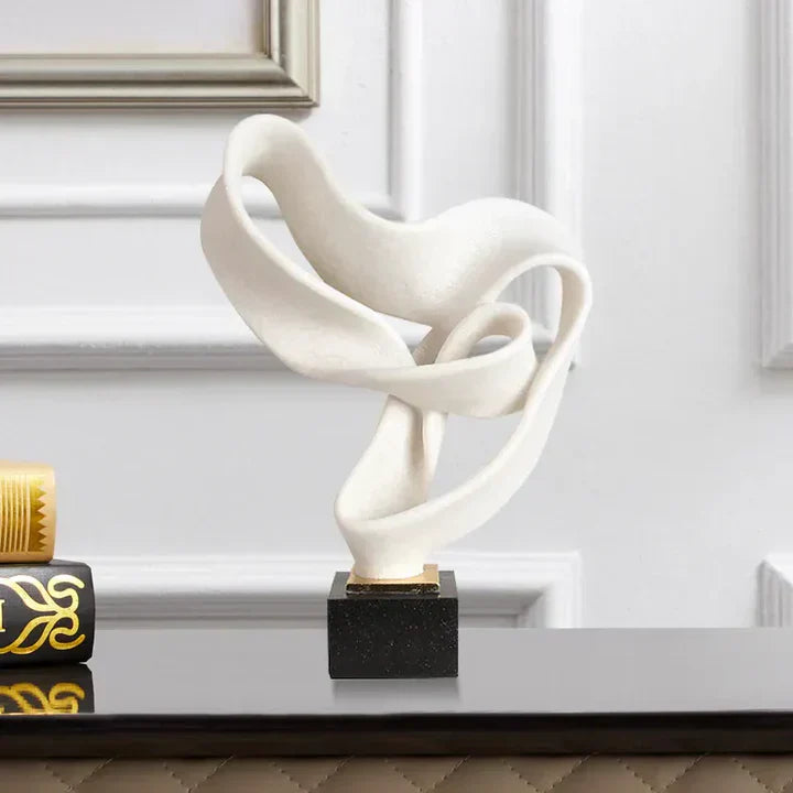 Sculptural Harmony: Contemporary Resin Home Accent