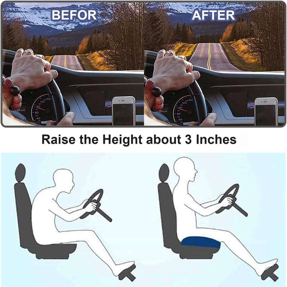 DriveEasy - Comfort Cushion for Relaxed Road Trips