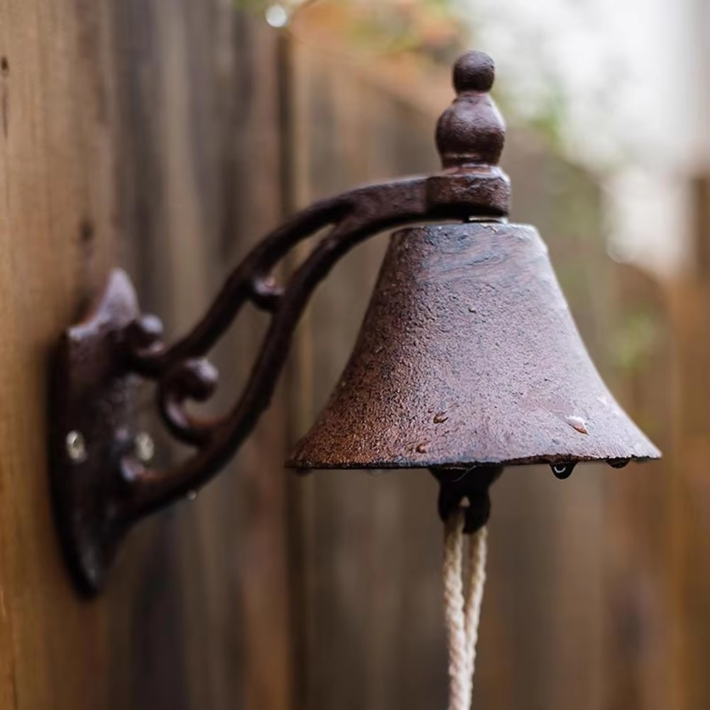 Classic Cast Iron Doorbell for a Timeless Welcome