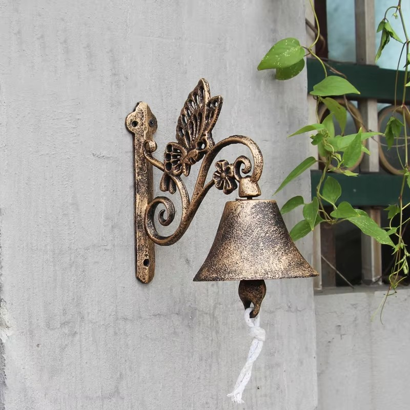 Classic Cast Iron Doorbell for a Timeless Welcome