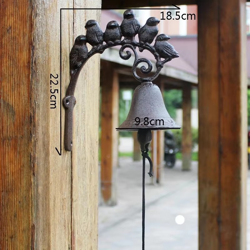 Classic Cast Iron Doorbell for a Timeless Welcome