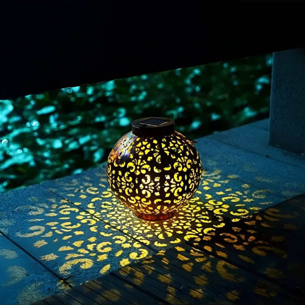 Charming Solar-Powered Garden Globe Light for Outdoor Spaces