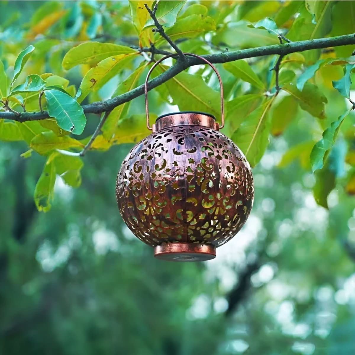Charming Solar-Powered Garden Globe Light for Outdoor Spaces