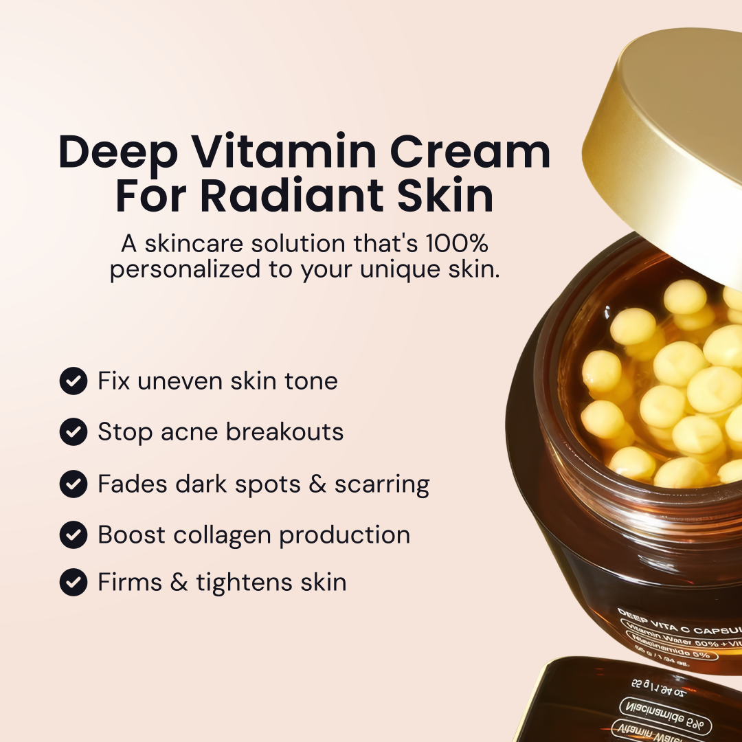 Vitamin C Capsule Cream for Radiant Skin