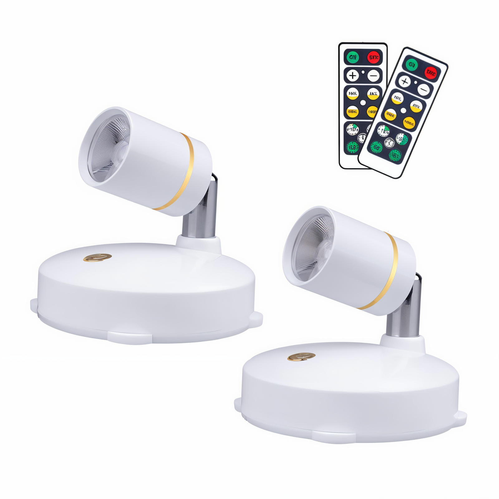LumiGlow Compact LED Accent Light with Wireless Dimming