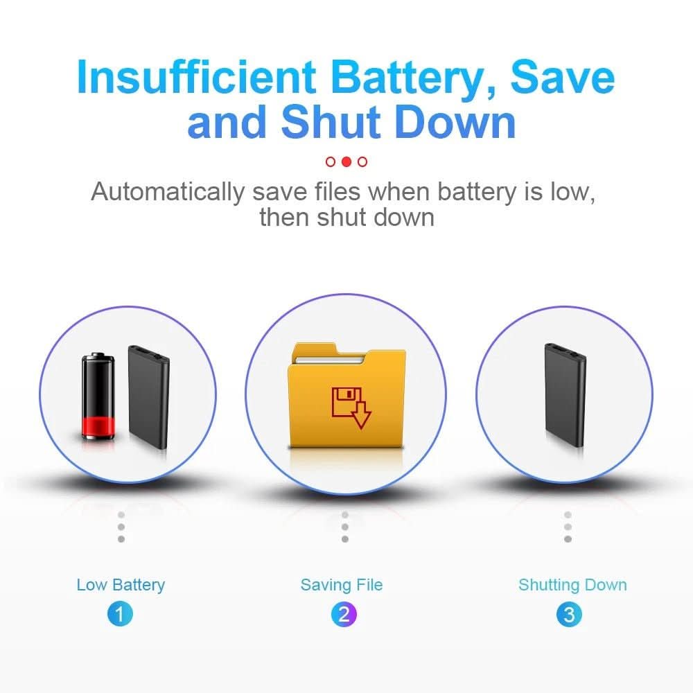 EchoScribe - Compact Voice-Activated Recorder with 32GB Memory