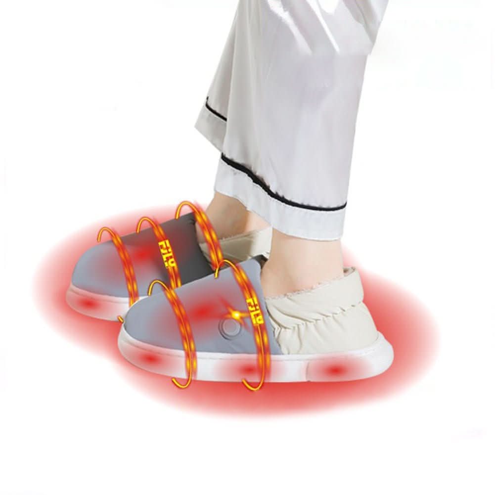 Adjustable Heated Slippers for Cozy Indoor Comfort