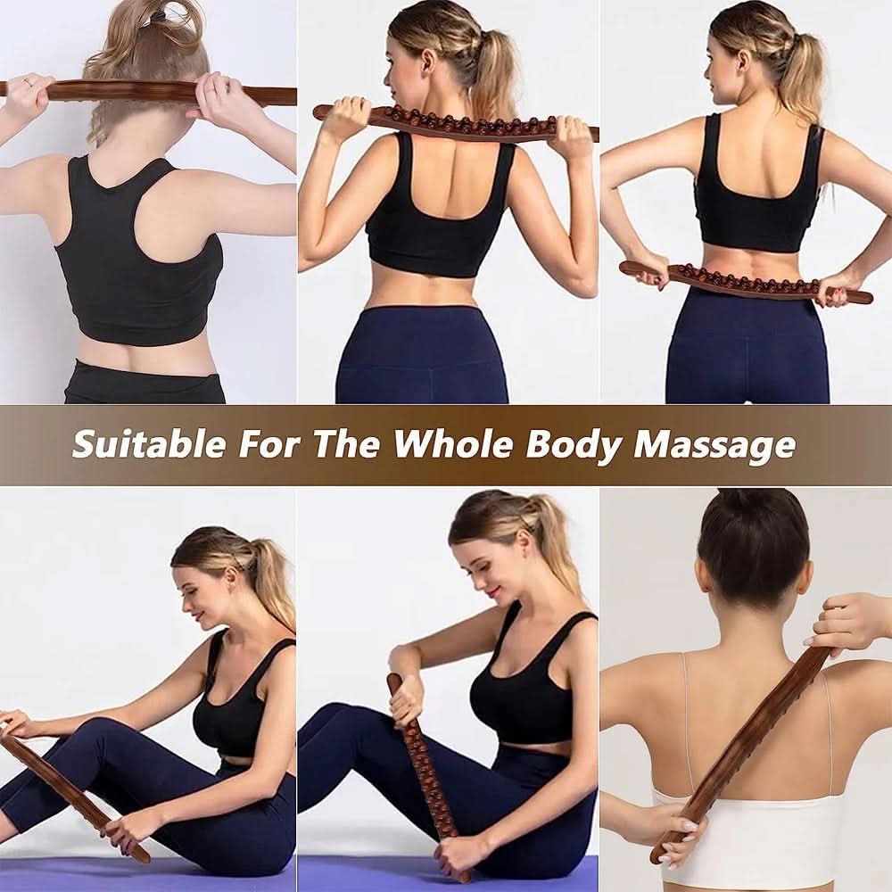 Handcrafted Wooden Gua Sha Massage Tool