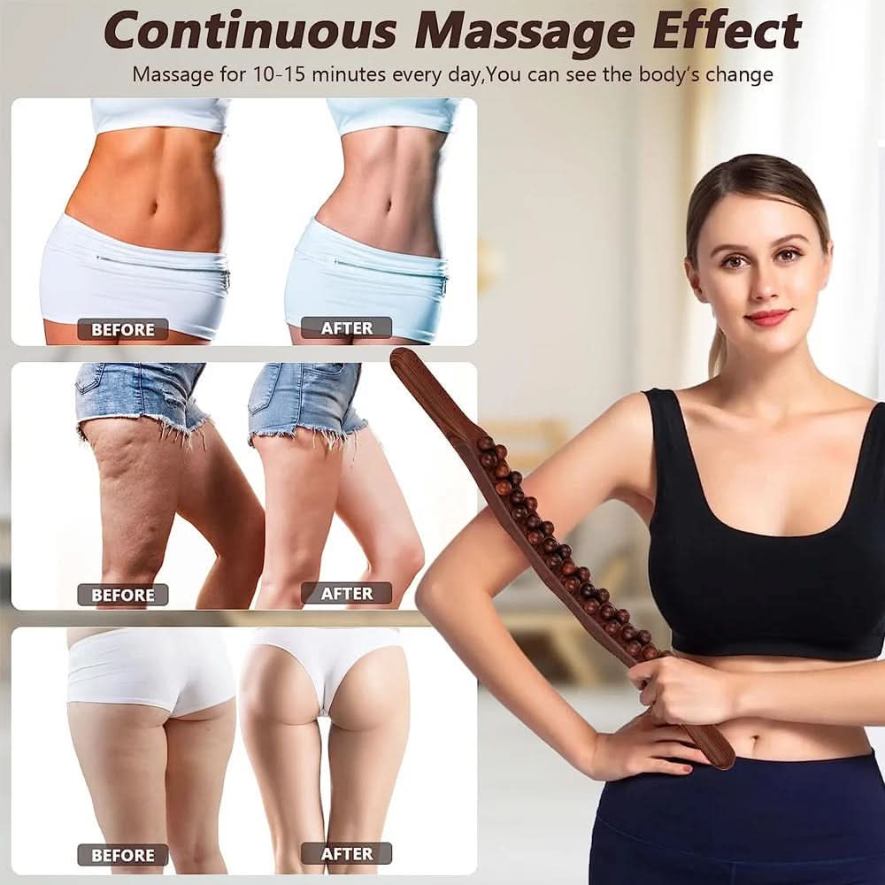 Handcrafted Wooden Gua Sha Massage Tool