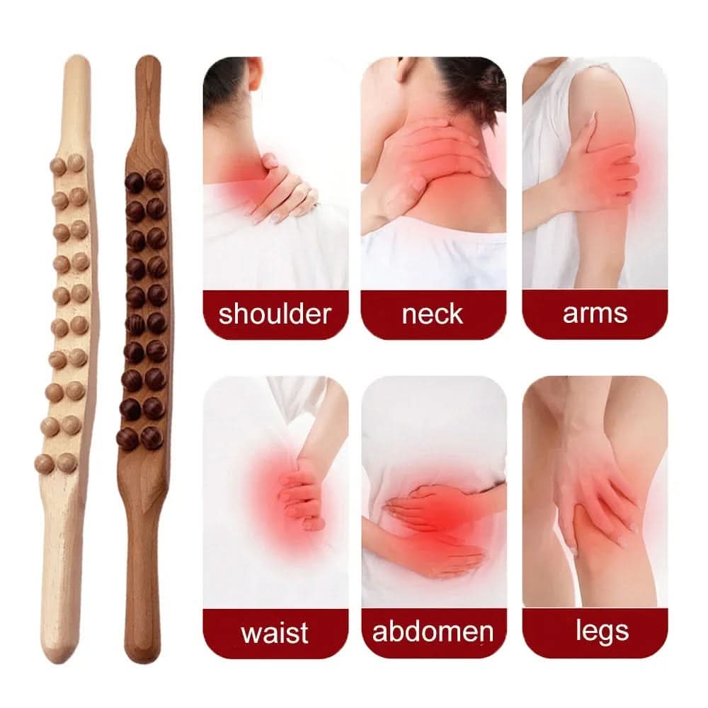 Handcrafted Wooden Gua Sha Massage Tool