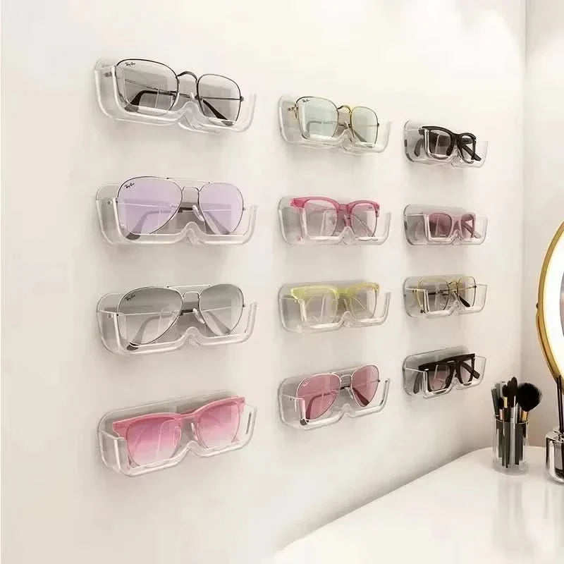 Adhesive Glasses Holder for Contemporary Home Environments