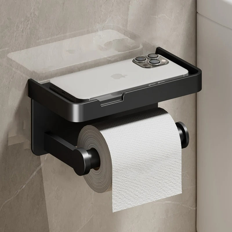 Modern Wall-Mounted Paper Roll Holder for Efficient Storage