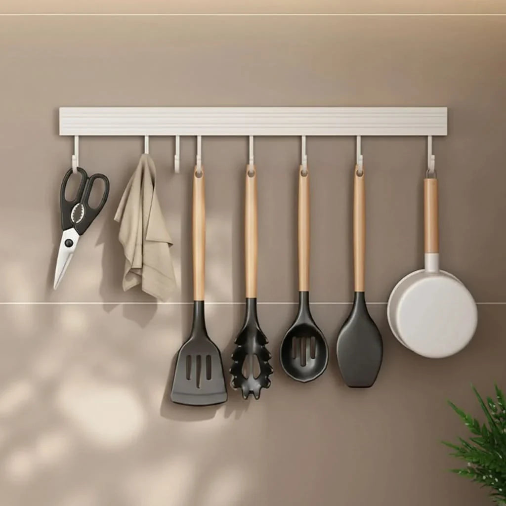 No-Drill Kitchen Organizer Rack for Daily Use and Storage