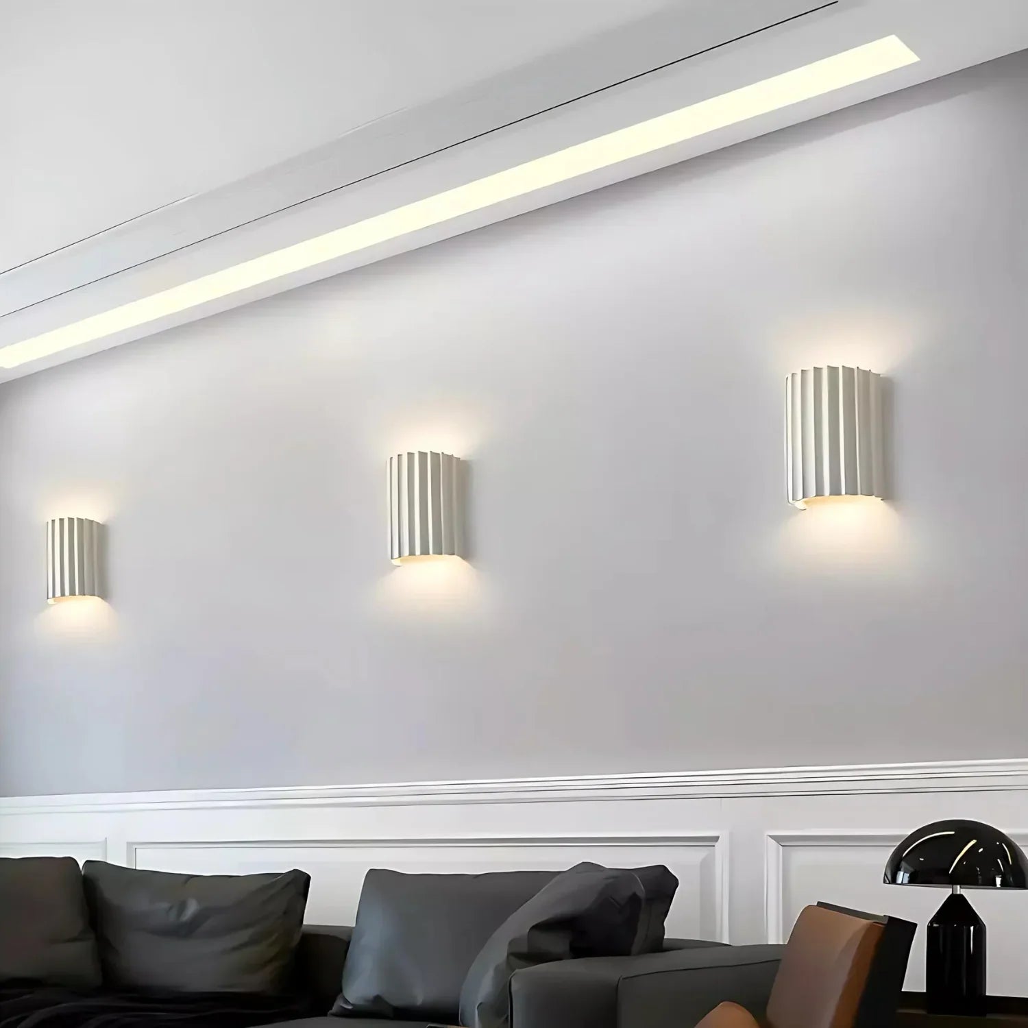 Elegant Dual-Glow Wall Sconce with Easy Installation