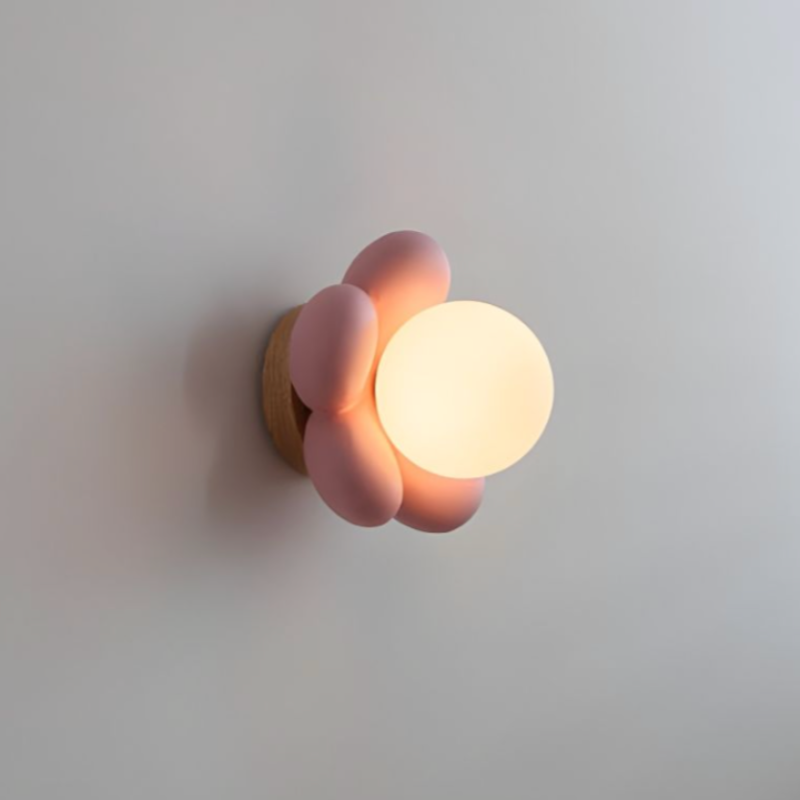 Charming Floral Wall Light with G9 Base – 16 cm Hardwired