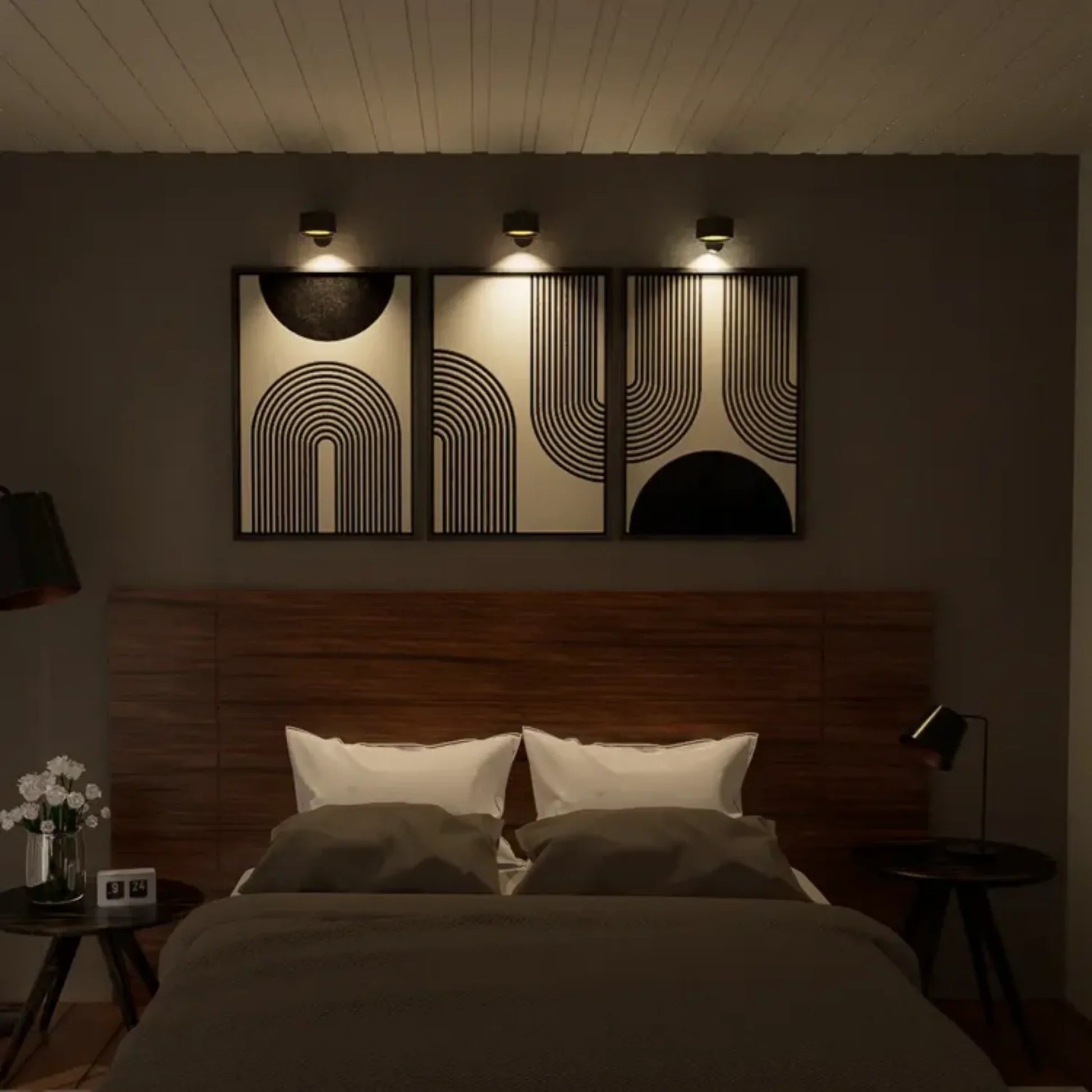 Magnetic LED Wall Lamp - USB Rechargeable & Adjustable