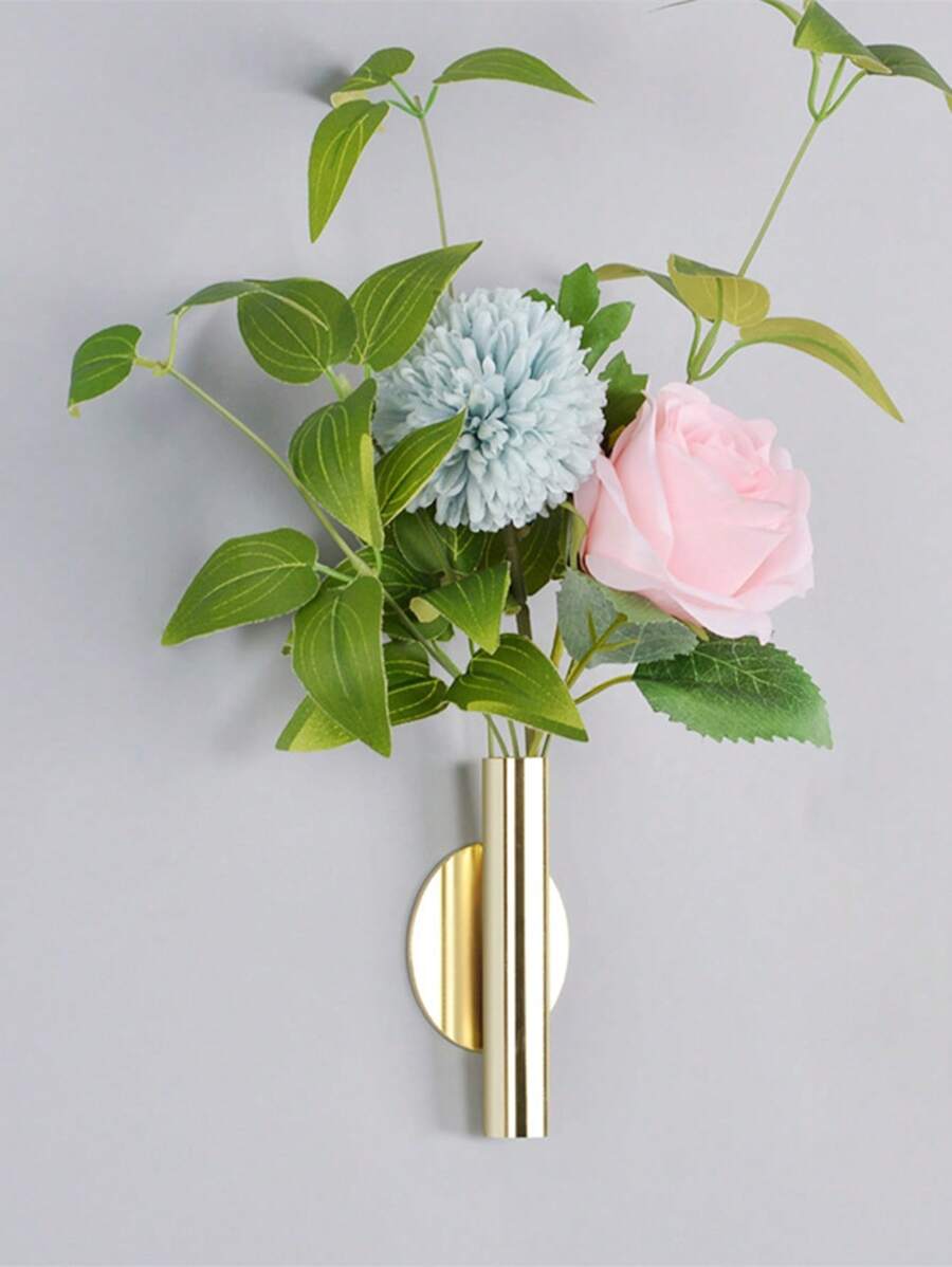 Sleek Wall-Attached Floral Holder for Modern Spaces