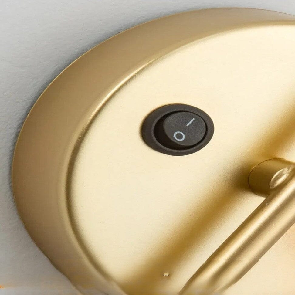 Versatile LED Wall Light with Adjustable Arm and Rotating Head